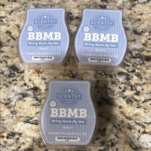 Scentsy BBMB Beach Wax Bars - Light Blue (Set of 3)